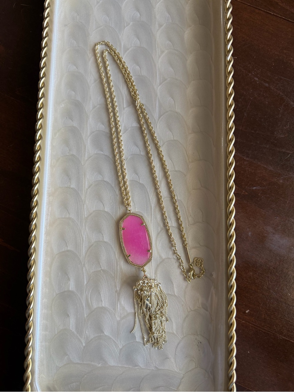 Kendra Scott Pink Jade Rayne